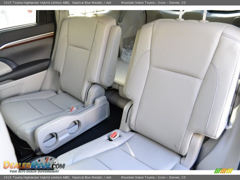 Rear Seat of 2015 Toyota Highlander Hybrid Limited AWD Photo #7