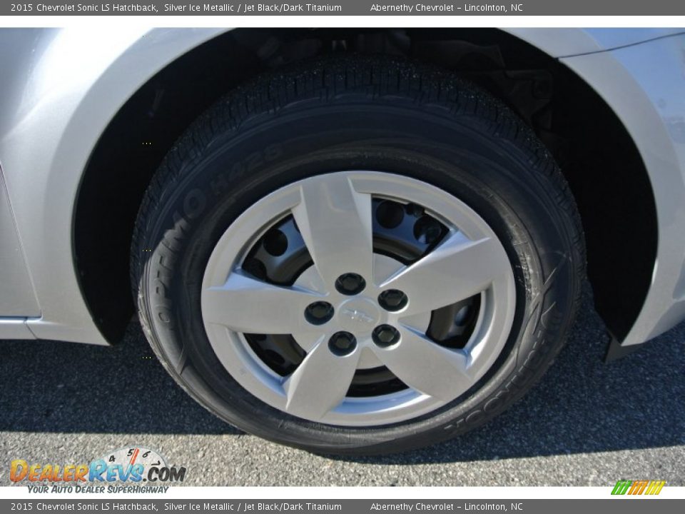 2015 Chevrolet Sonic LS Hatchback Silver Ice Metallic / Jet Black/Dark Titanium Photo #19