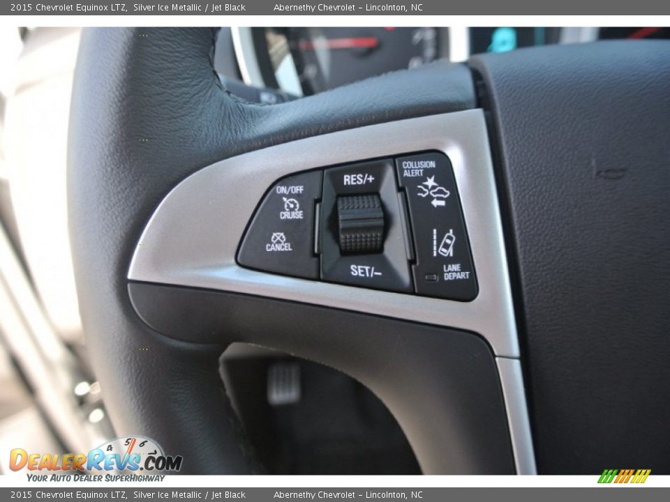 2015 Chevrolet Equinox LTZ Silver Ice Metallic / Jet Black Photo #14