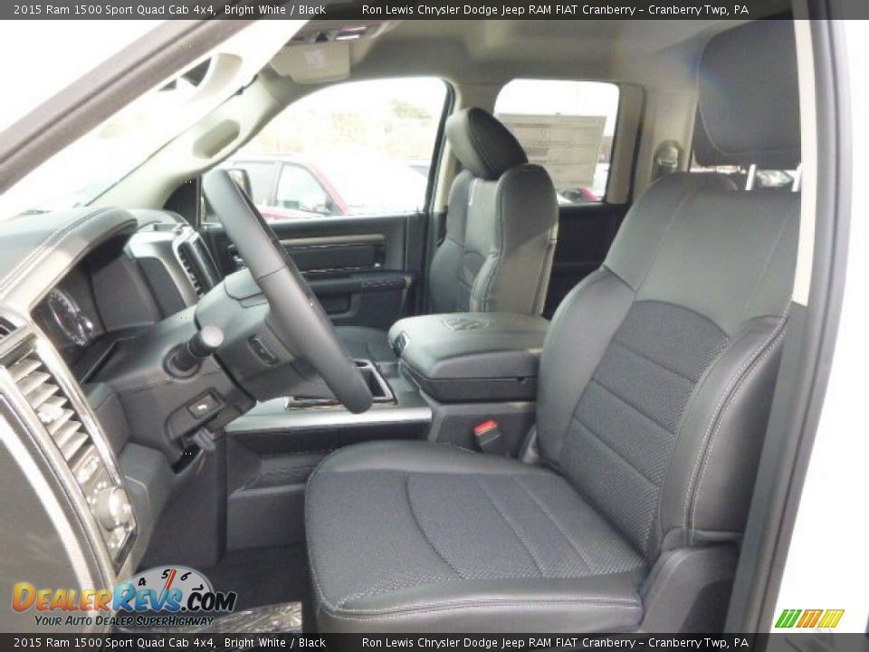 Front Seat of 2015 Ram 1500 Sport Quad Cab 4x4 Photo #10