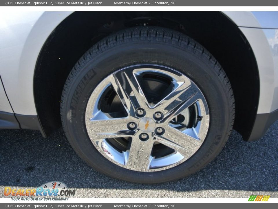 2015 Chevrolet Equinox LTZ Silver Ice Metallic / Jet Black Photo #22