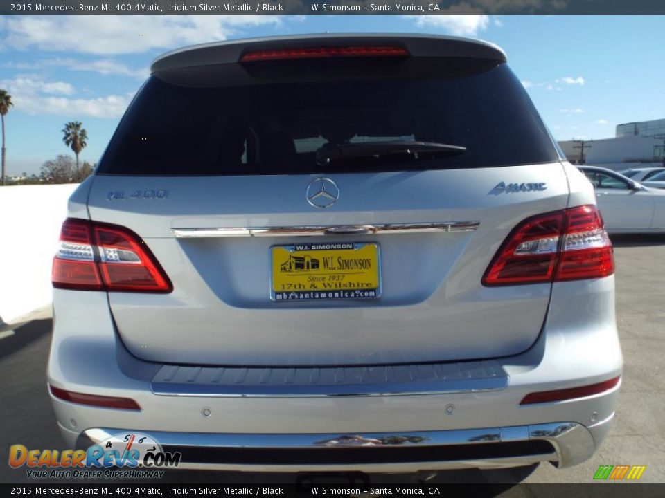 2015 Mercedes-Benz ML 400 4Matic Iridium Silver Metallic / Black Photo #5
