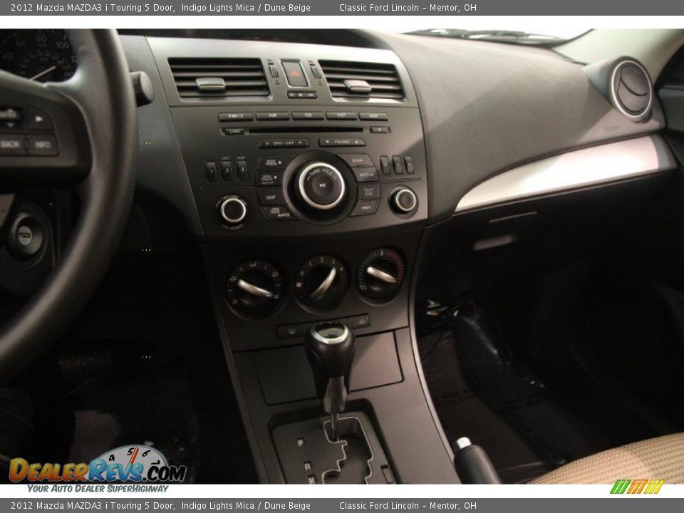 2012 Mazda MAZDA3 i Touring 5 Door Indigo Lights Mica / Dune Beige Photo #9