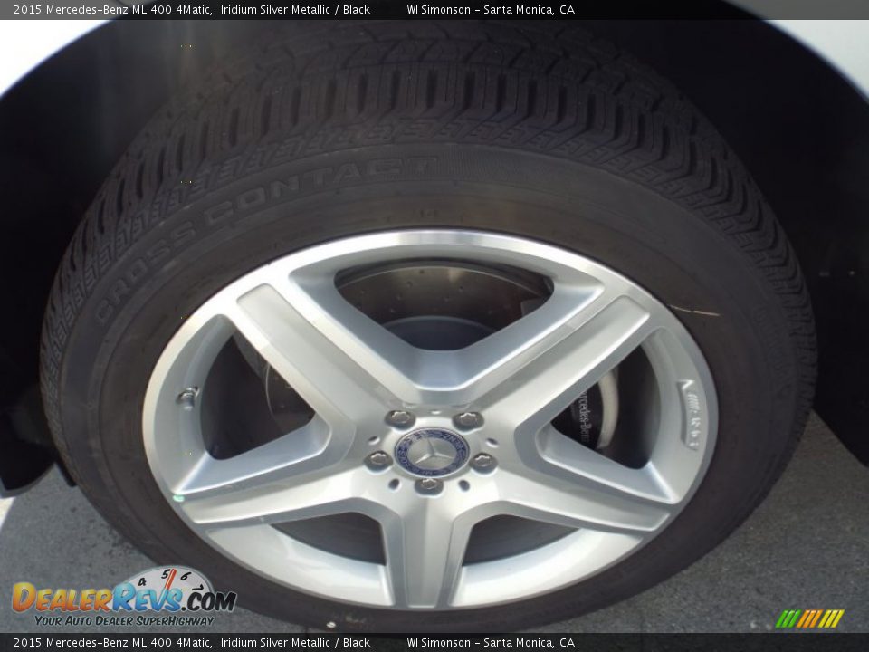 2015 Mercedes-Benz ML 400 4Matic Iridium Silver Metallic / Black Photo #10