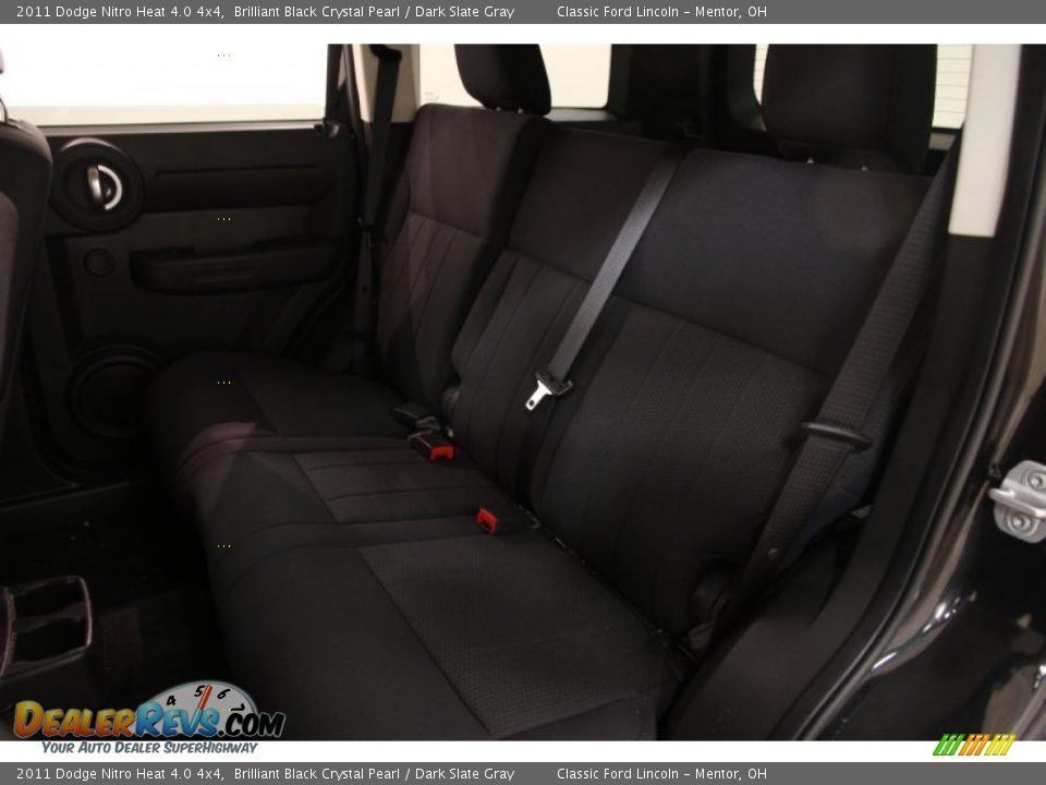 2011 Dodge Nitro Heat 4.0 4x4 Brilliant Black Crystal Pearl / Dark Slate Gray Photo #13