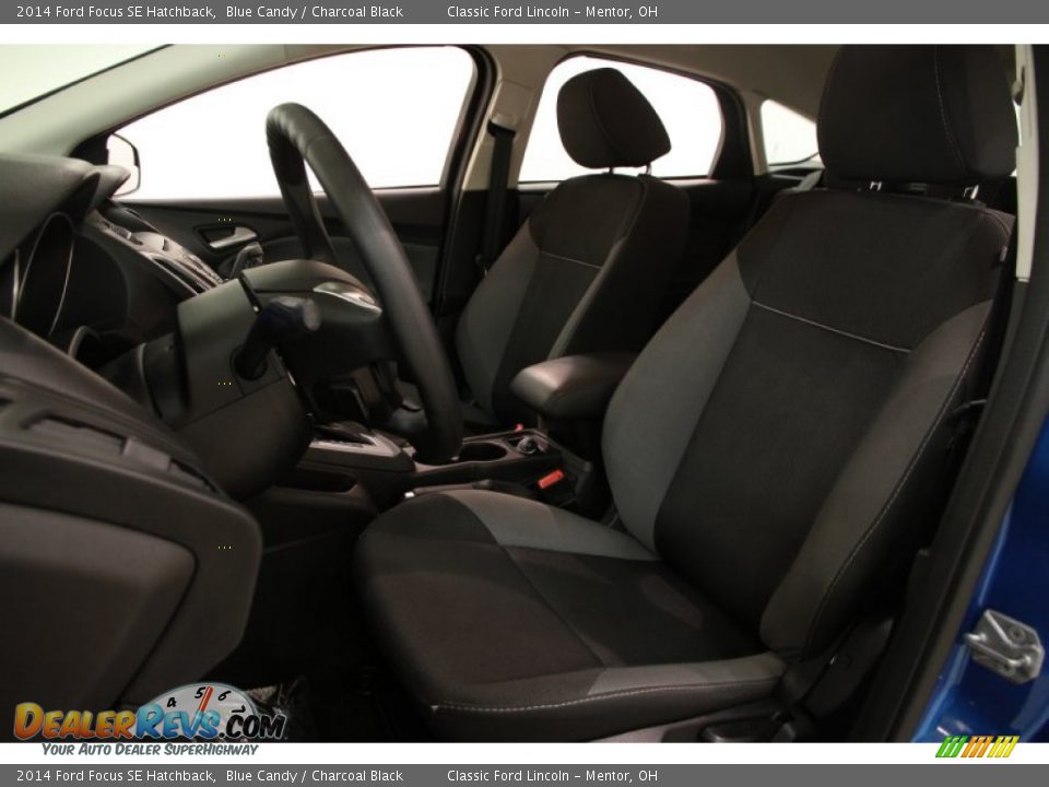 2014 Ford Focus SE Hatchback Blue Candy / Charcoal Black Photo #5