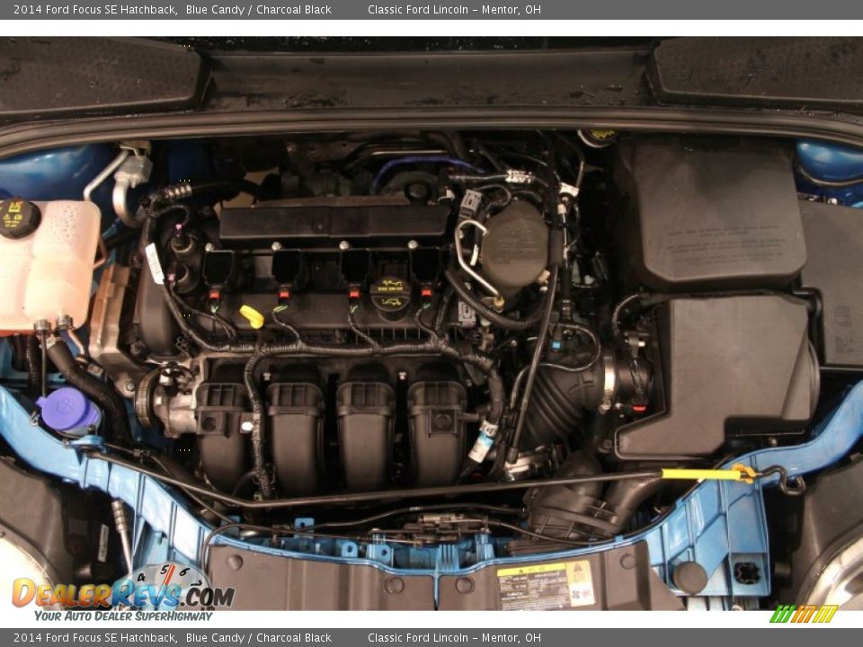 2014 Ford Focus SE Hatchback Blue Candy / Charcoal Black Photo #14