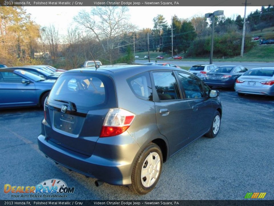 2013 Honda Fit Polished Metal Metallic / Gray Photo #3