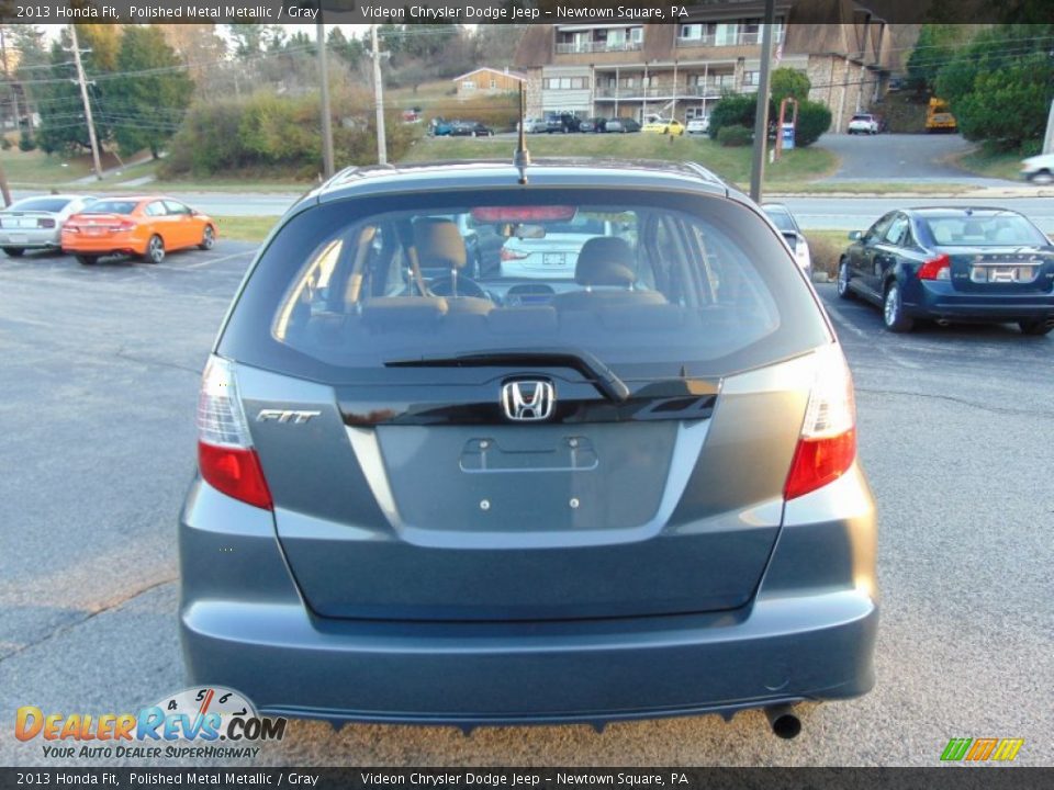 2013 Honda Fit Polished Metal Metallic / Gray Photo #4