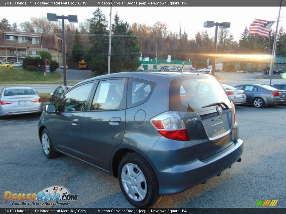 2013 Honda Fit Polished Metal Metallic / Gray Photo #5