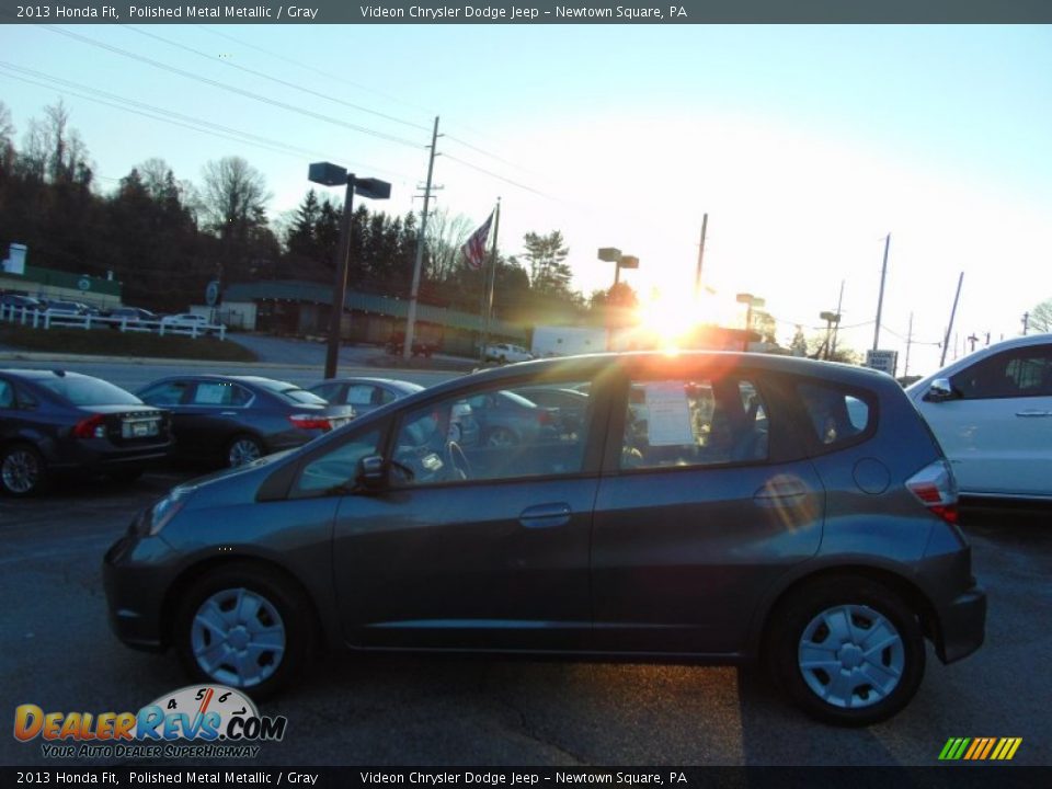 2013 Honda Fit Polished Metal Metallic / Gray Photo #6
