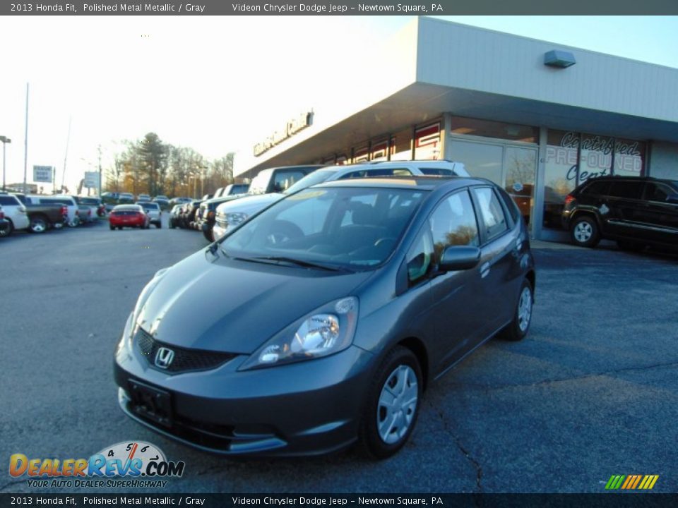 2013 Honda Fit Polished Metal Metallic / Gray Photo #7