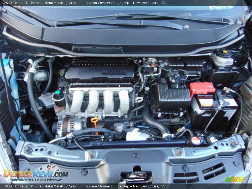 2013 Honda Fit Polished Metal Metallic / Gray Photo #9