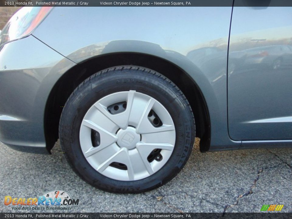 2013 Honda Fit Polished Metal Metallic / Gray Photo #12
