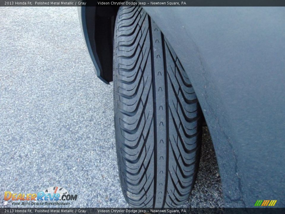 2013 Honda Fit Polished Metal Metallic / Gray Photo #13