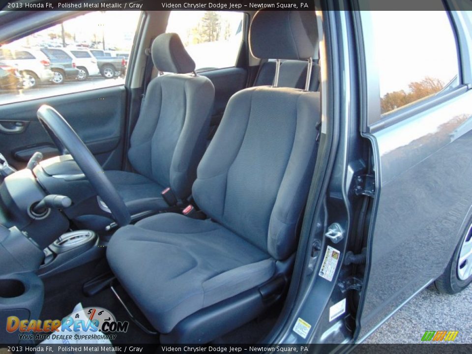 2013 Honda Fit Polished Metal Metallic / Gray Photo #15