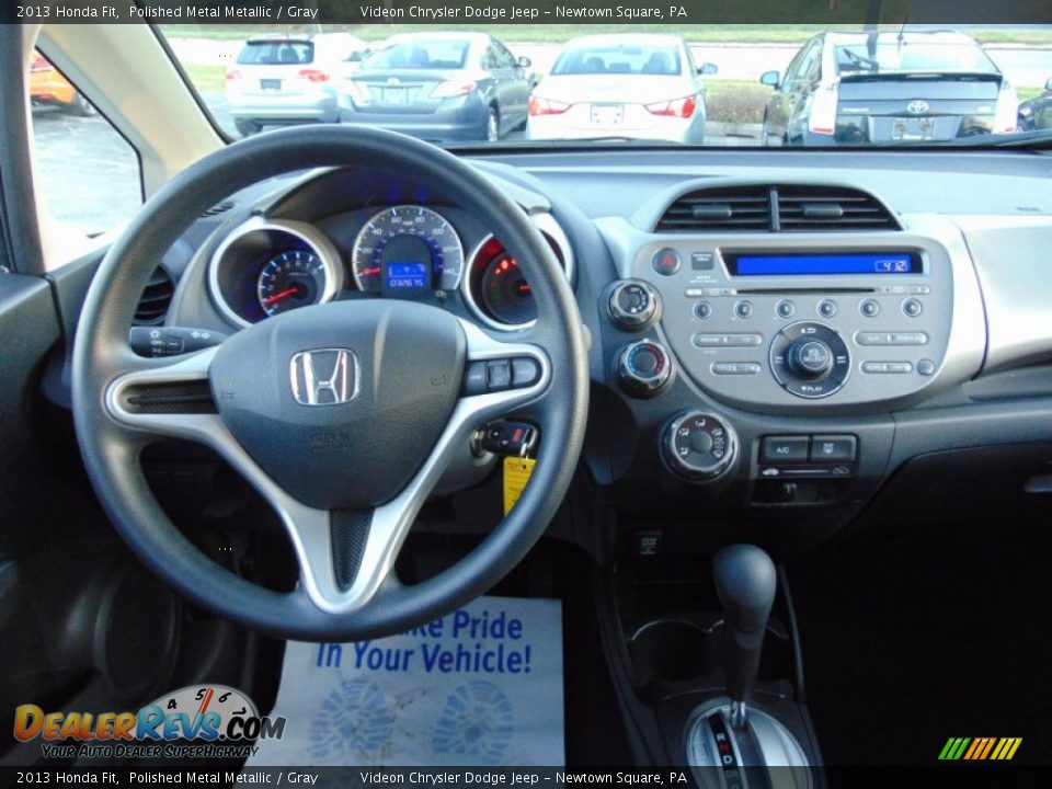 2013 Honda Fit Polished Metal Metallic / Gray Photo #16