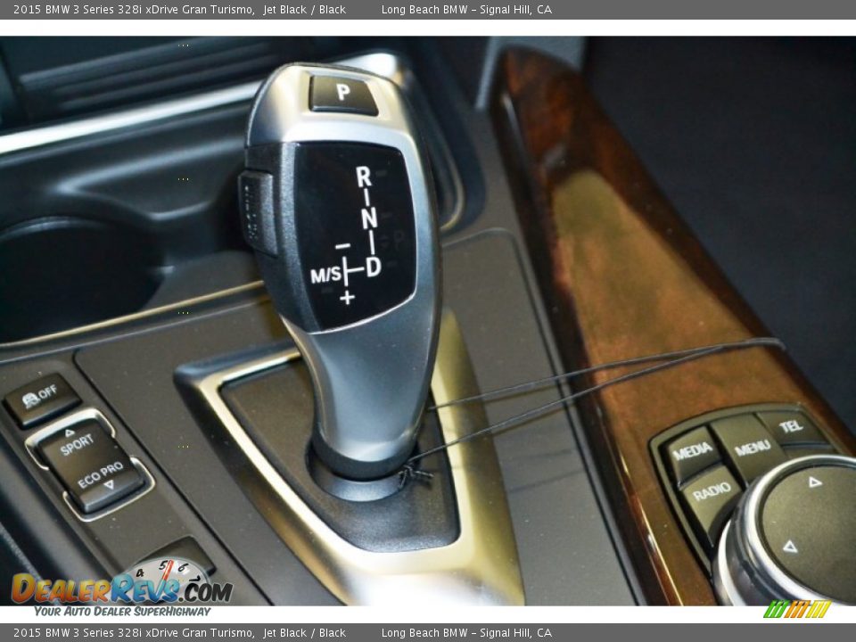 2015 BMW 3 Series 328i xDrive Gran Turismo Jet Black / Black Photo #7