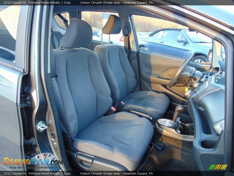 2013 Honda Fit Polished Metal Metallic / Gray Photo #18