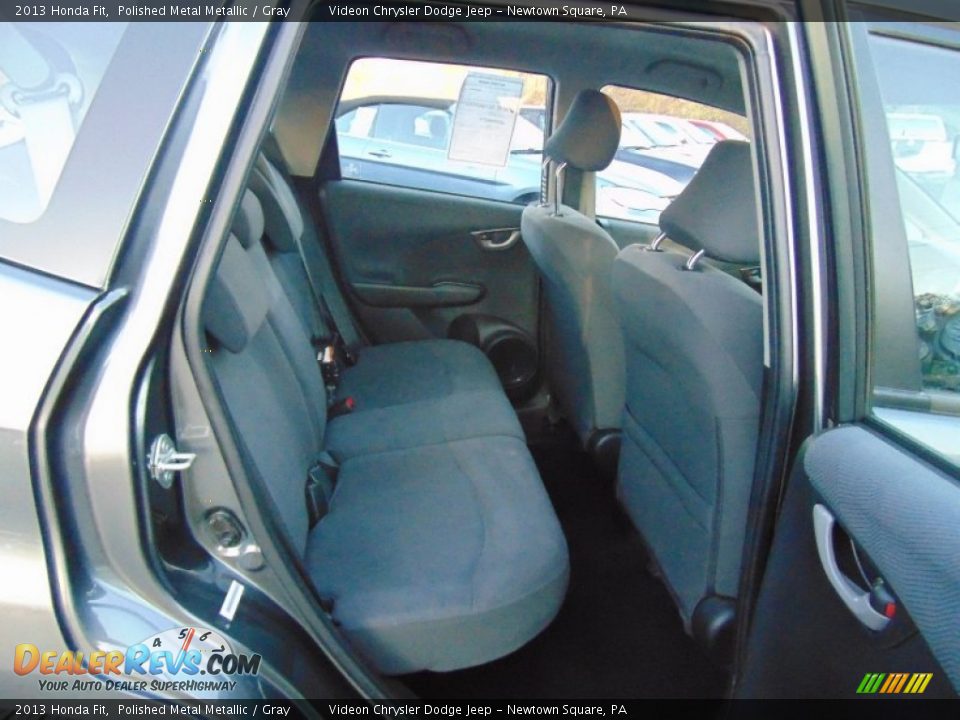 2013 Honda Fit Polished Metal Metallic / Gray Photo #19