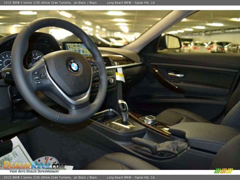 2015 BMW 3 Series 328i xDrive Gran Turismo Jet Black / Black Photo #9