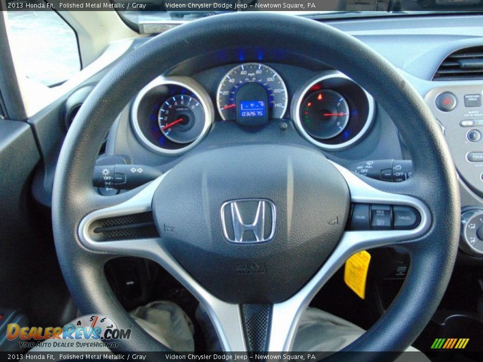 2013 Honda Fit Polished Metal Metallic / Gray Photo #23