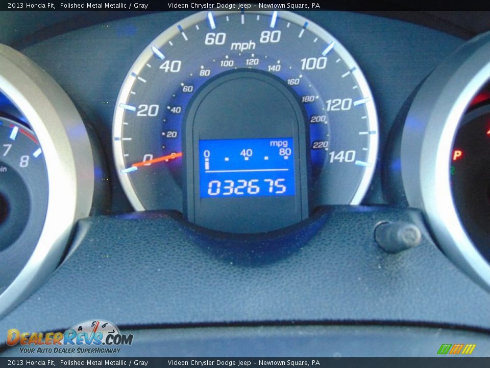 2013 Honda Fit Polished Metal Metallic / Gray Photo #24