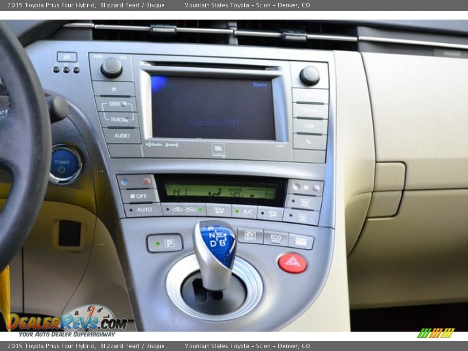 2015 Toyota Prius Four Hybrid Blizzard Pearl / Bisque Photo #6