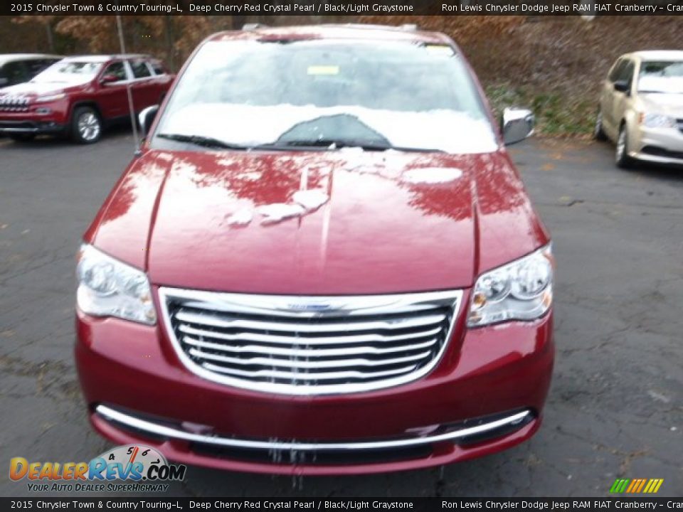 2015 Chrysler Town & Country Touring-L Deep Cherry Red Crystal Pearl / Black/Light Graystone Photo #3