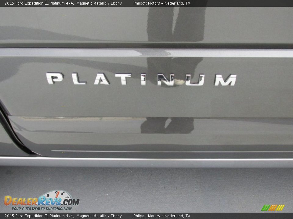 2015 Ford Expedition EL Platinum 4x4 Magnetic Metallic / Ebony Photo #13