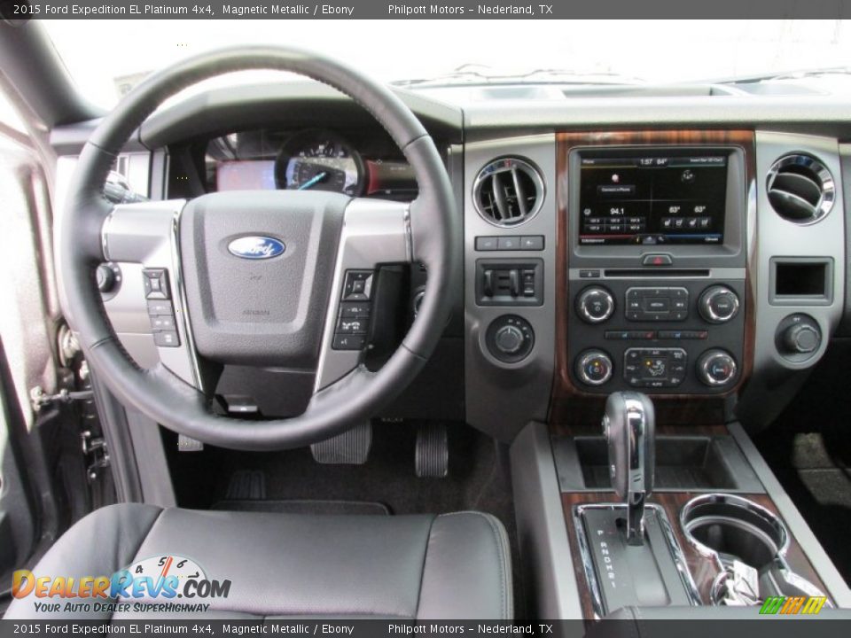 Dashboard of 2015 Ford Expedition EL Platinum 4x4 Photo #35