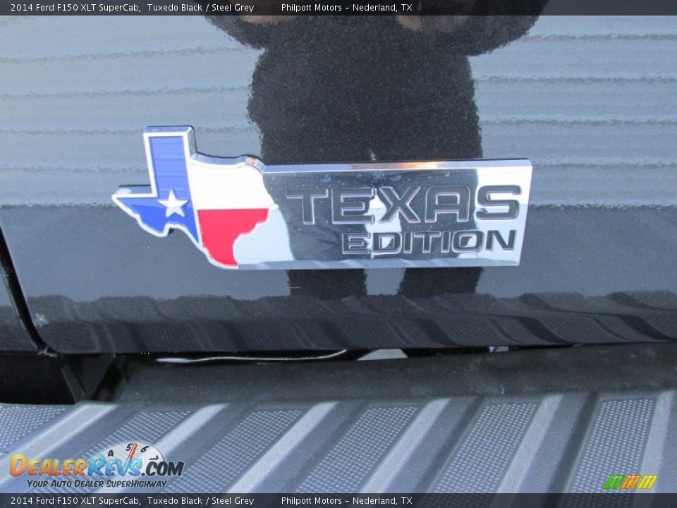 2014 Ford F150 XLT SuperCab Tuxedo Black / Steel Grey Photo #16