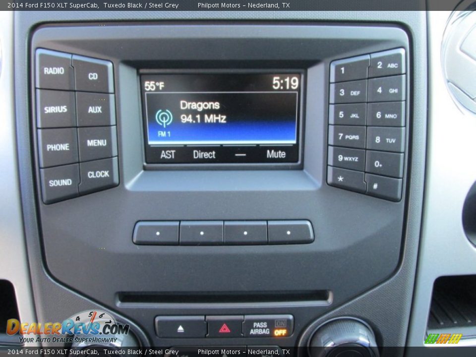 2014 Ford F150 XLT SuperCab Tuxedo Black / Steel Grey Photo #29