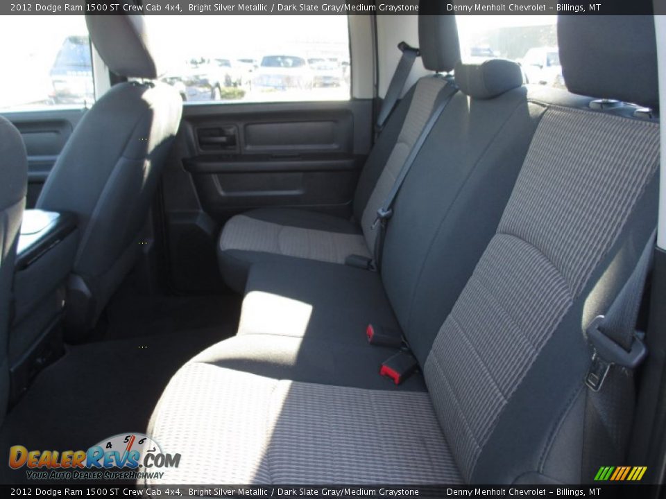 2012 Dodge Ram 1500 ST Crew Cab 4x4 Bright Silver Metallic / Dark Slate Gray/Medium Graystone Photo #9