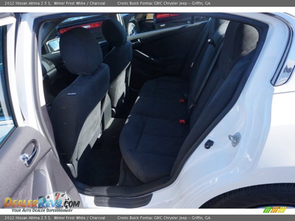 2012 Nissan Altima 2.5 S Winter Frost White / Charcoal Photo #14