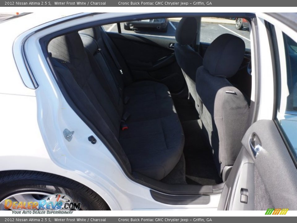 2012 Nissan Altima 2.5 S Winter Frost White / Charcoal Photo #16