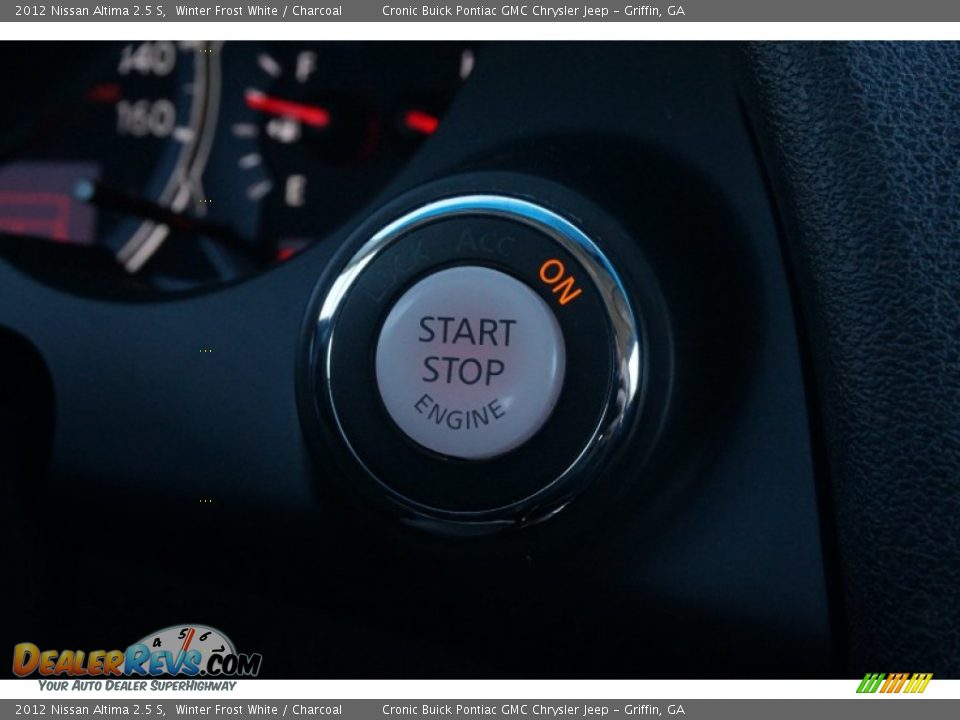 2012 Nissan Altima 2.5 S Winter Frost White / Charcoal Photo #22