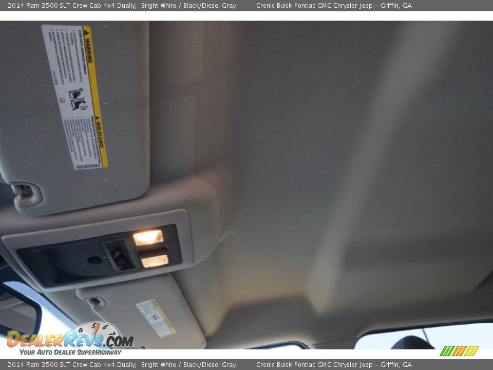 2014 Ram 3500 SLT Crew Cab 4x4 Dually Bright White / Black/Diesel Gray Photo #12