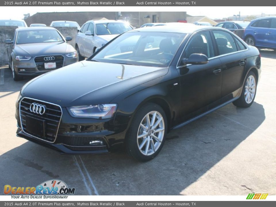 2015 Audi A4 2.0T Premium Plus quattro Mythos Black Metallic / Black Photo #3
