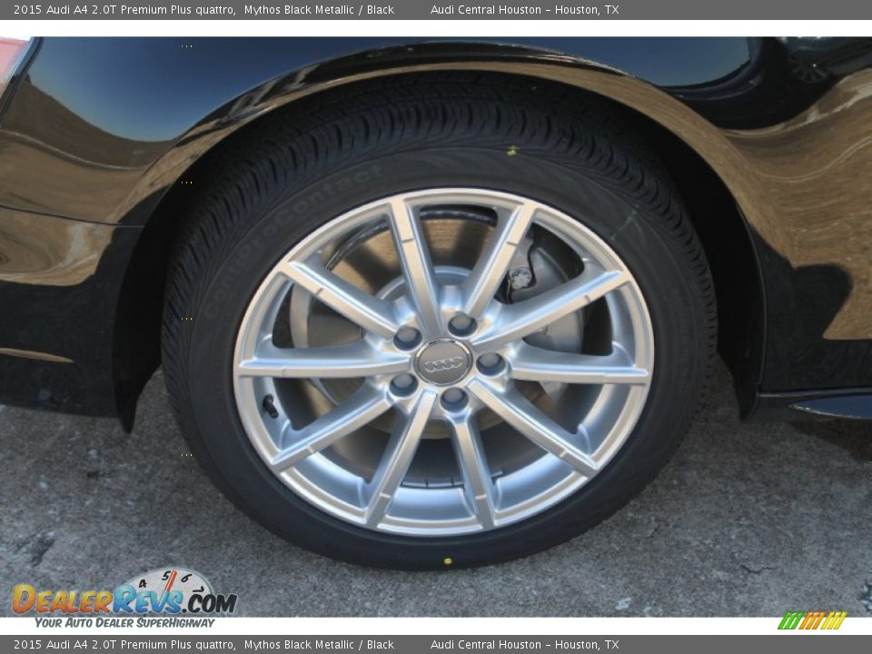 2015 Audi A4 2.0T Premium Plus quattro Mythos Black Metallic / Black Photo #4