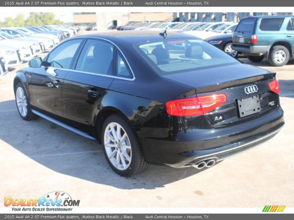 2015 Audi A4 2.0T Premium Plus quattro Mythos Black Metallic / Black Photo #6