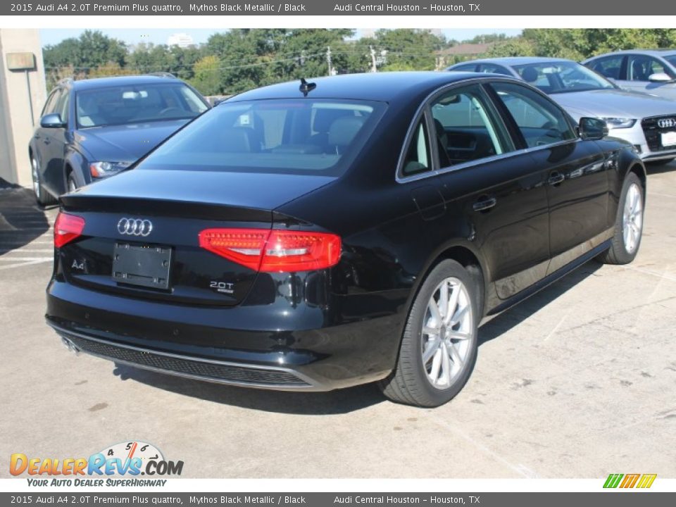 2015 Audi A4 2.0T Premium Plus quattro Mythos Black Metallic / Black Photo #8