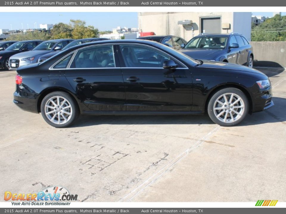 2015 Audi A4 2.0T Premium Plus quattro Mythos Black Metallic / Black Photo #9