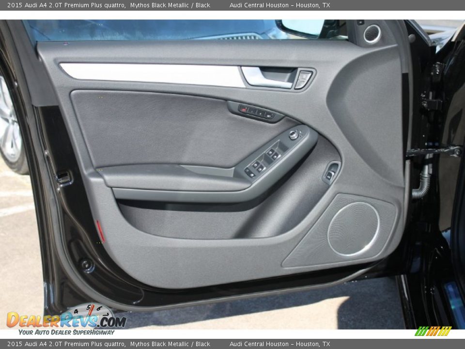 2015 Audi A4 2.0T Premium Plus quattro Mythos Black Metallic / Black Photo #10