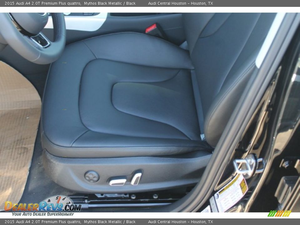 2015 Audi A4 2.0T Premium Plus quattro Mythos Black Metallic / Black Photo #11