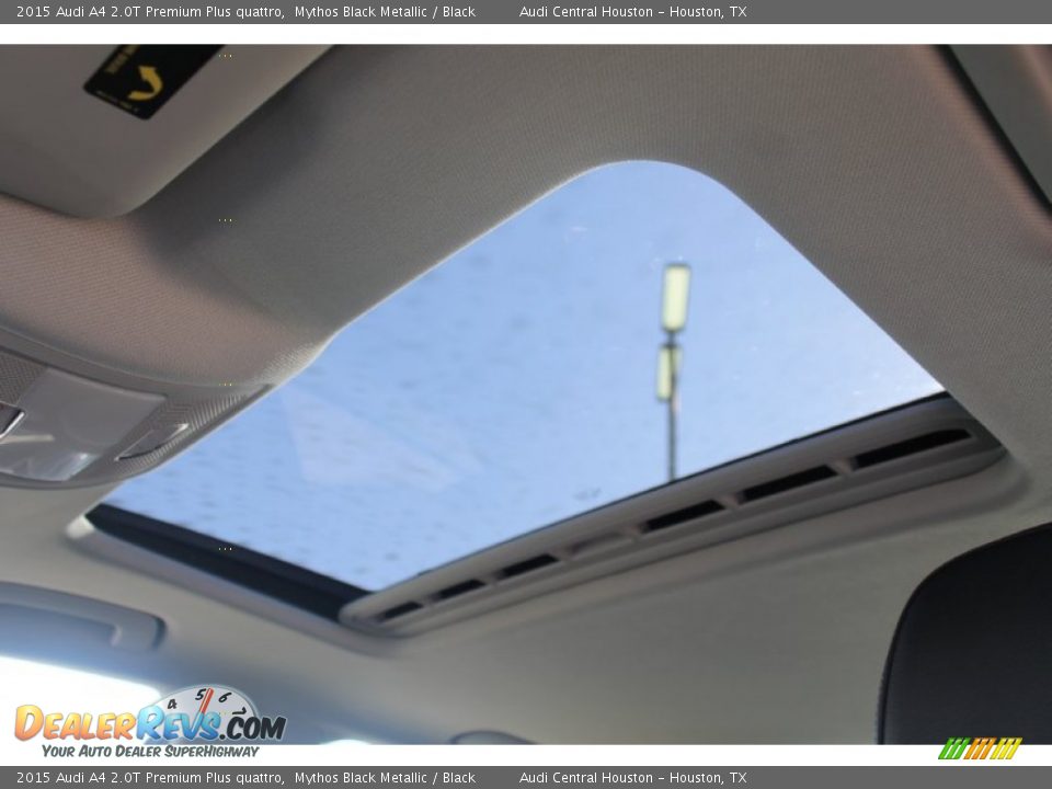 2015 Audi A4 2.0T Premium Plus quattro Mythos Black Metallic / Black Photo #13