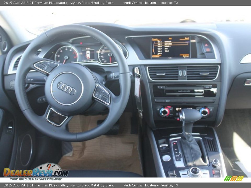 2015 Audi A4 2.0T Premium Plus quattro Mythos Black Metallic / Black Photo #16