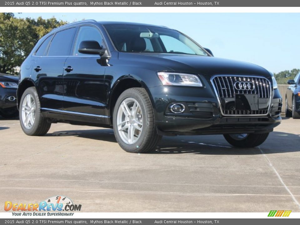 2015 Audi Q5 2.0 TFSI Premium Plus quattro Mythos Black Metallic / Black Photo #1