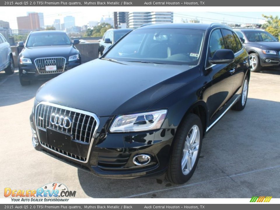2015 Audi Q5 2.0 TFSI Premium Plus quattro Mythos Black Metallic / Black Photo #3