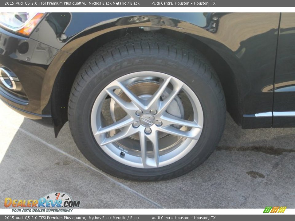 2015 Audi Q5 2.0 TFSI Premium Plus quattro Mythos Black Metallic / Black Photo #4